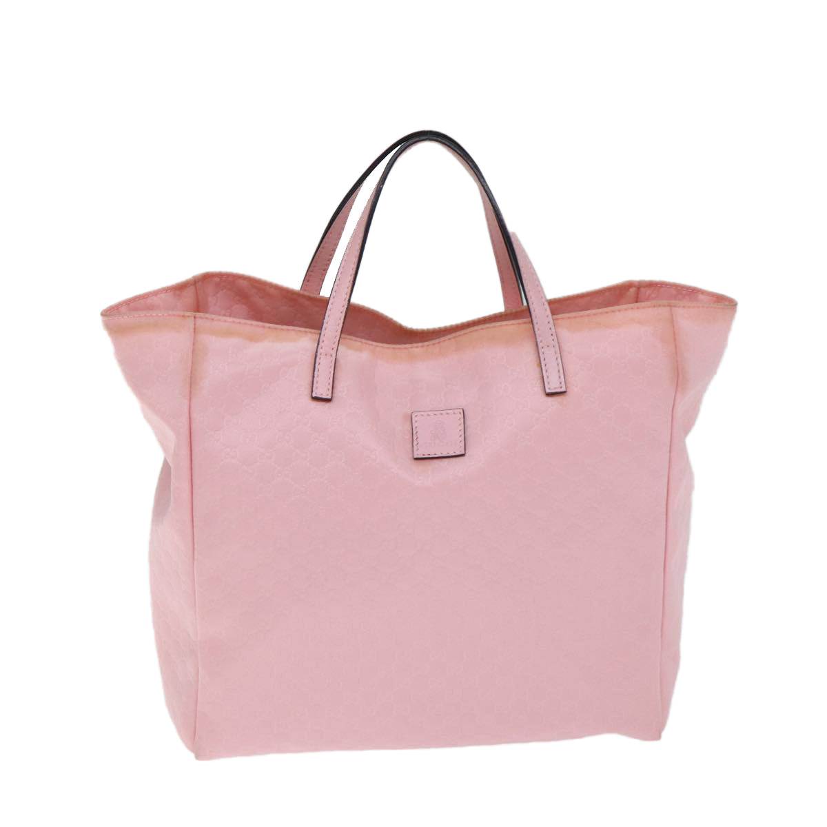 GUCCI Micro GG Canvas Tote Bag Pink 284721 77493