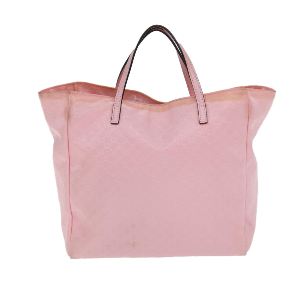 GUCCI Micro GG Canvas Tote Bag Pink 284721 77493