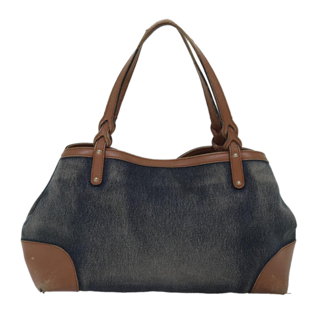 GUCCI Tote Bag Canvas Denim Blue 348715 525040 77495