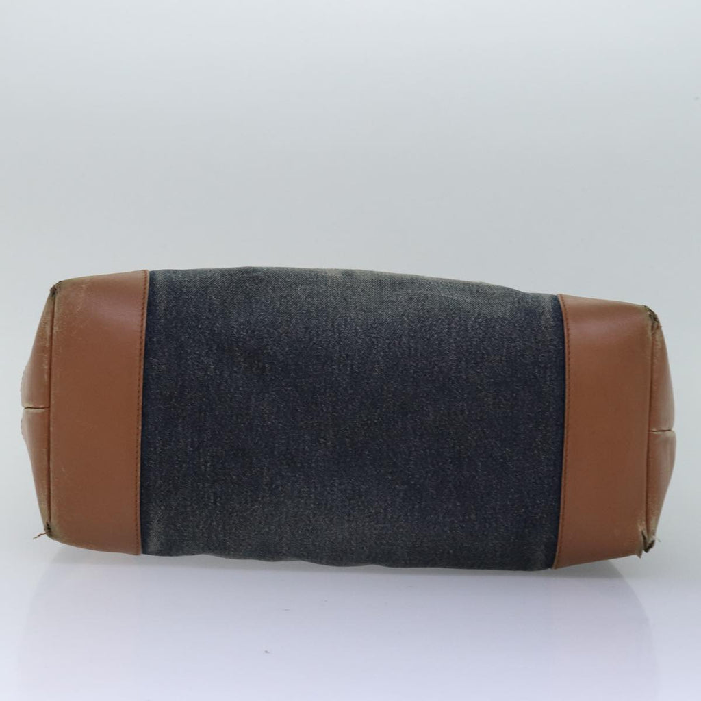 GUCCI Tote Bag Canvas Denim Blue 348715 525040 77495