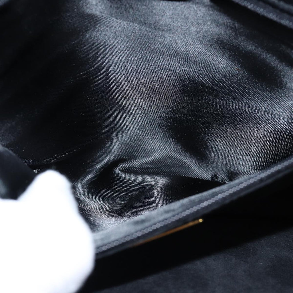 GUCCI Shoulder Bag Leather Black 77658