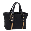 GUCCI GG Canvas Sherry Line Tote Bag Black White 139261 77661