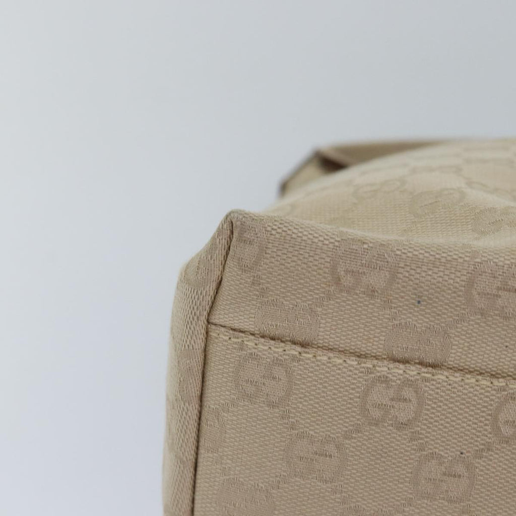 GUCCI GG Canvas Tote Bag Beige 001 3380 77662