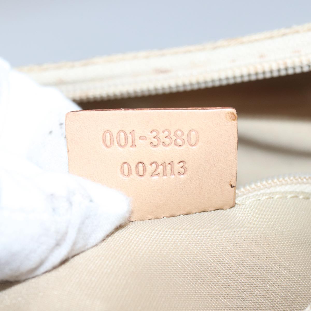GUCCI GG Canvas Tote Bag Beige 001 3380 77662