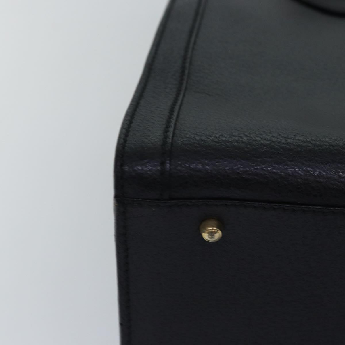 GUCCI Bamboo Hand Bag Leather Black 002 2853 0260 0 77668