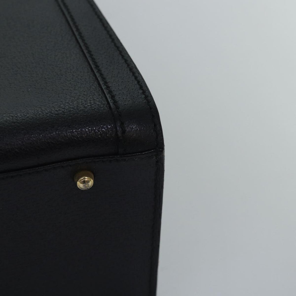 GUCCI Bamboo Hand Bag Leather Black 002 2853 0260 0 77668
