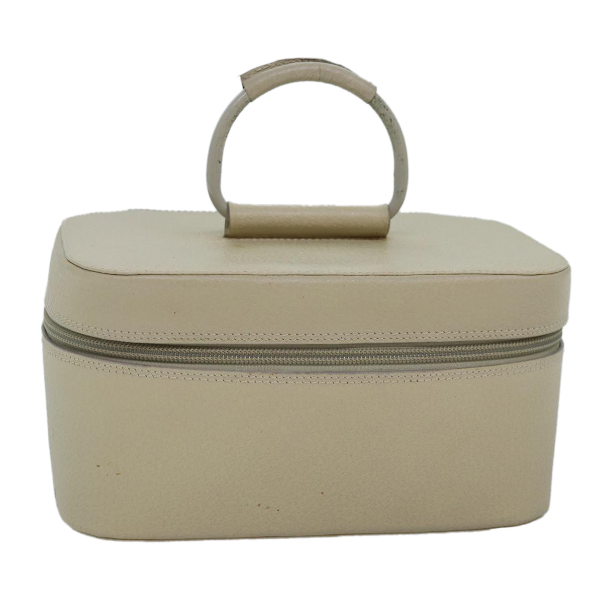 GUCCI Vanity Cosmetic Pouch Leather Cream 039 2020 0710 77674