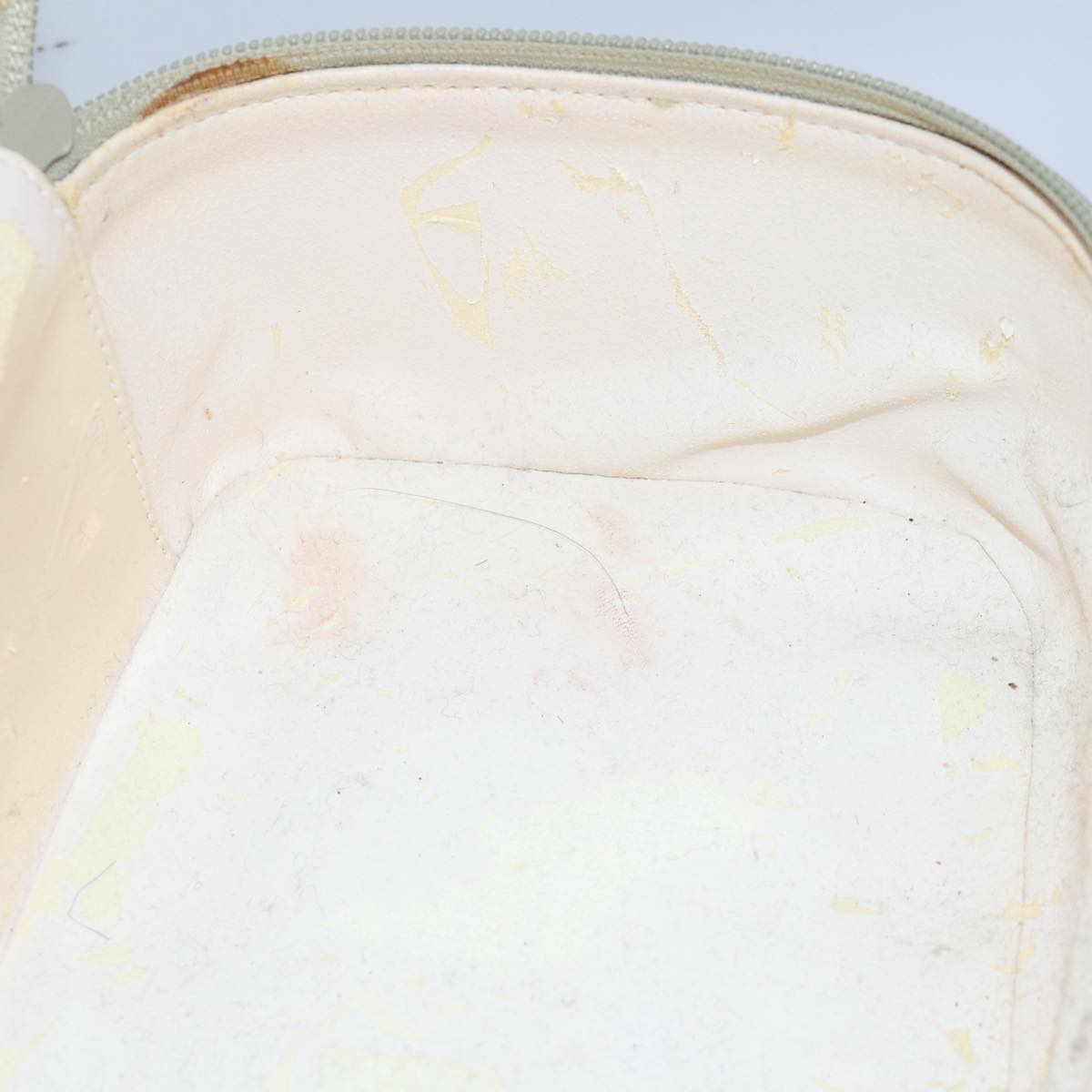 GUCCI Vanity Cosmetic Pouch Leather Cream 039 2020 0710 77674