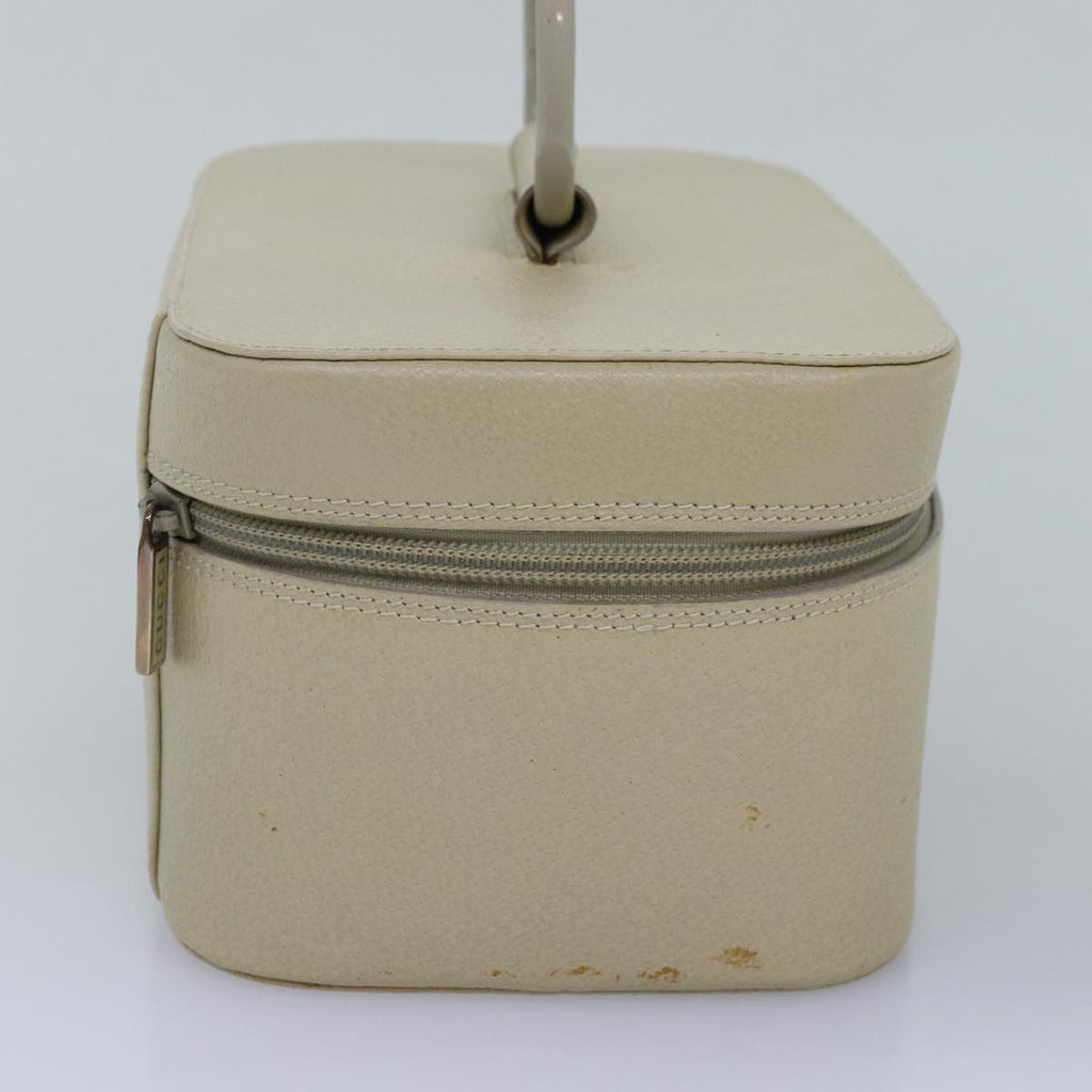GUCCI Vanity Cosmetic Pouch Leather Cream 039 2020 0710 77674