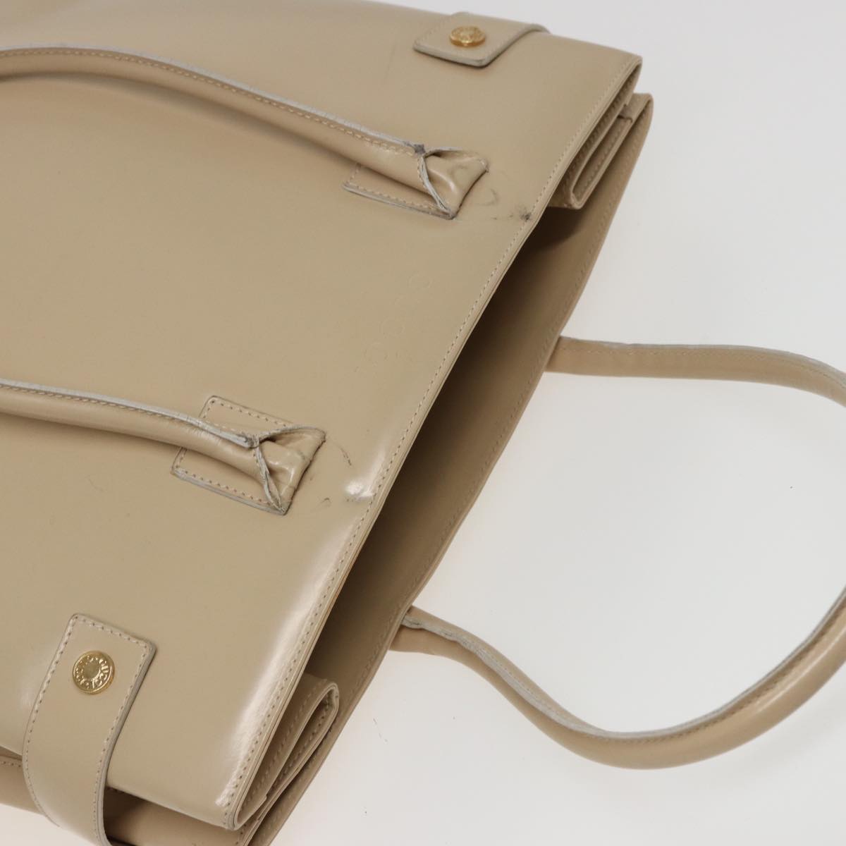 GUCCI Tote Bag Enamel Beige 002 1046 0407 77675