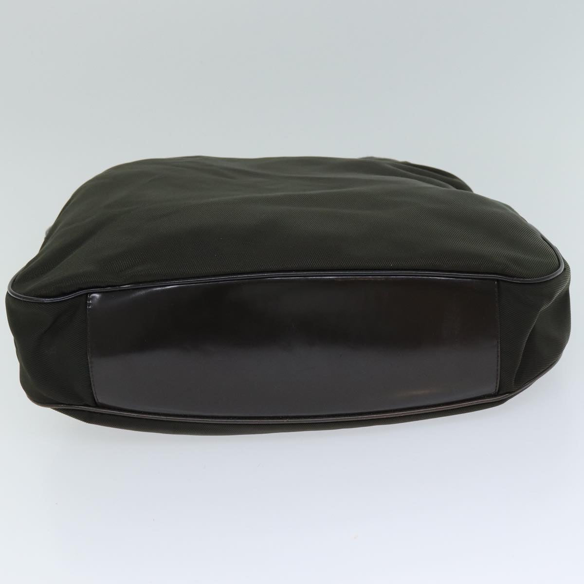 GUCCI Bamboo Shoulder Bag Nylon 2way Khaki 001 2404 1577 77677