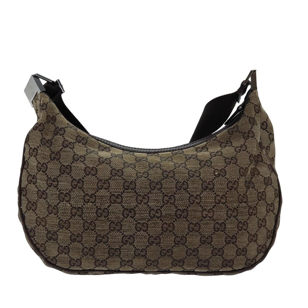 GUCCI GG Canvas Shoulder Bag Beige 122790 77680