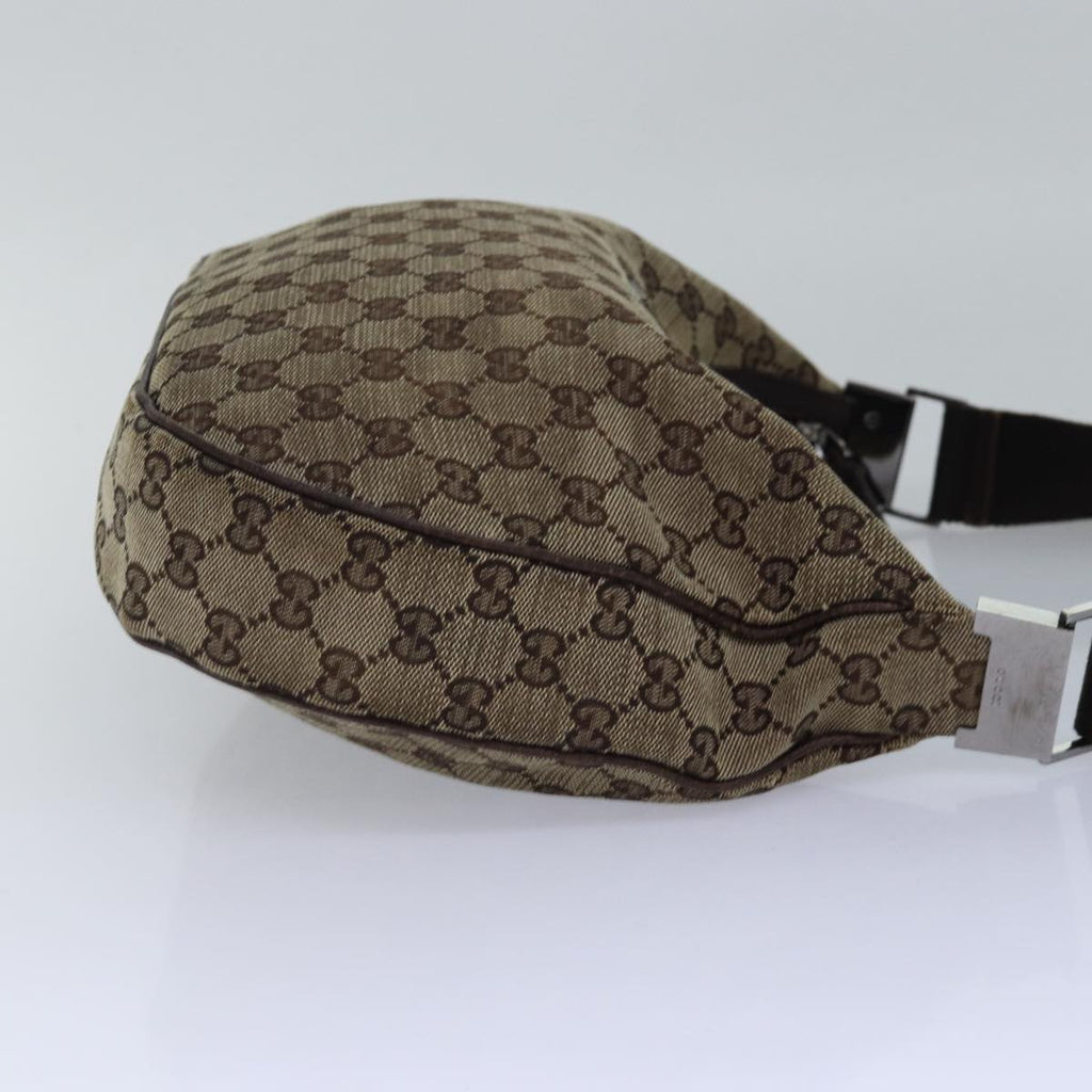 GUCCI GG Canvas Shoulder Bag Beige 122790 77680