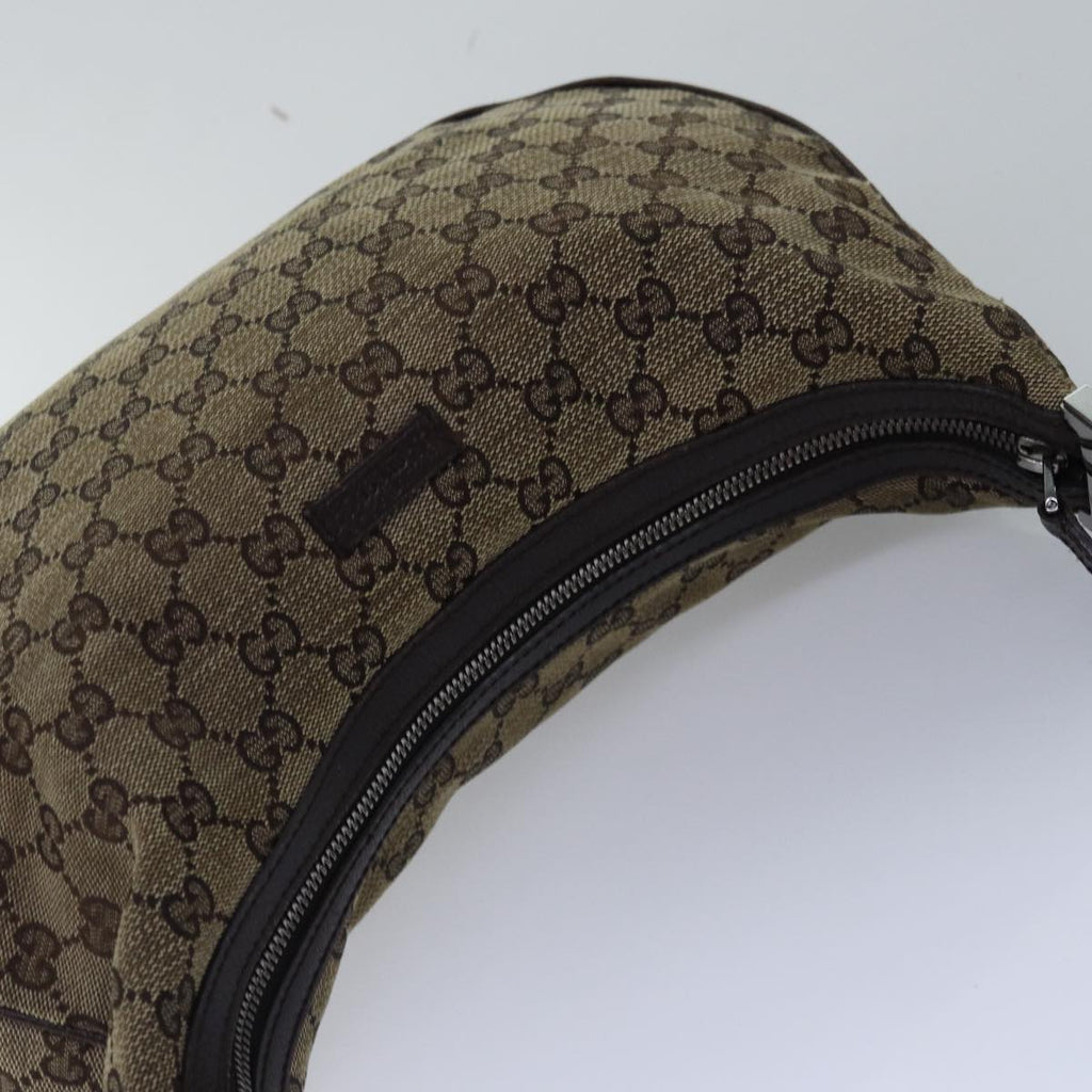GUCCI GG Canvas Shoulder Bag Beige 122790 77680