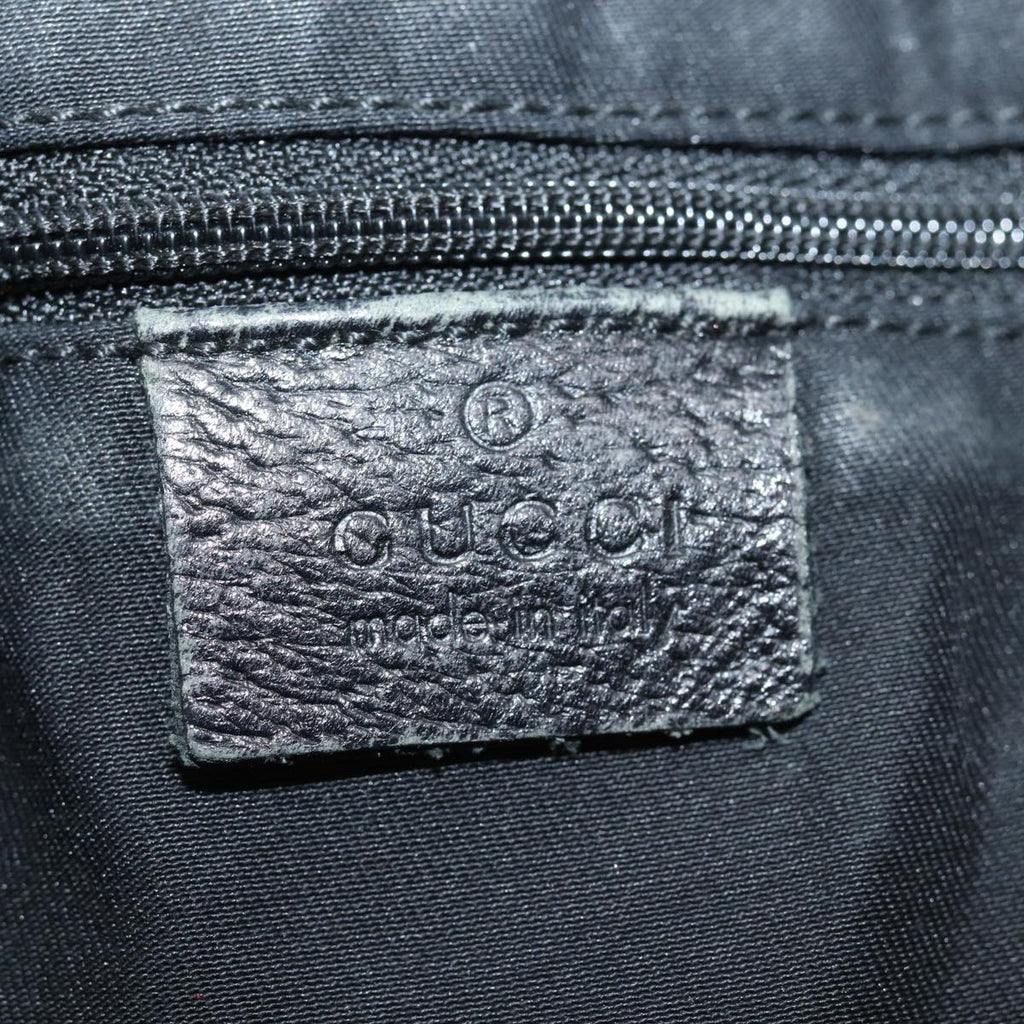 GUCCI GG Canvas Abbey Tote Bag Black 141472 77688