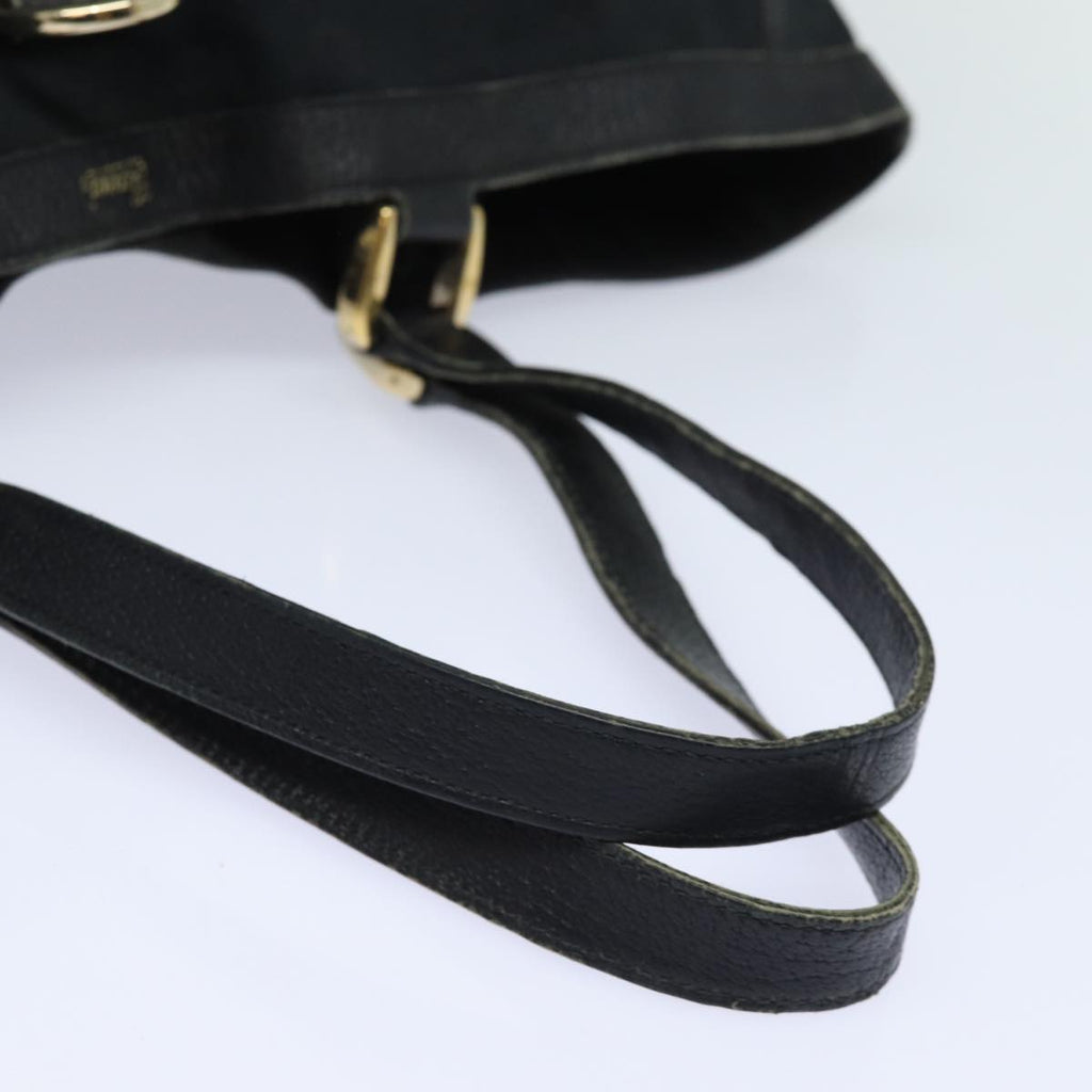 GUCCI GG Canvas Abbey Tote Bag Black 141472 77688