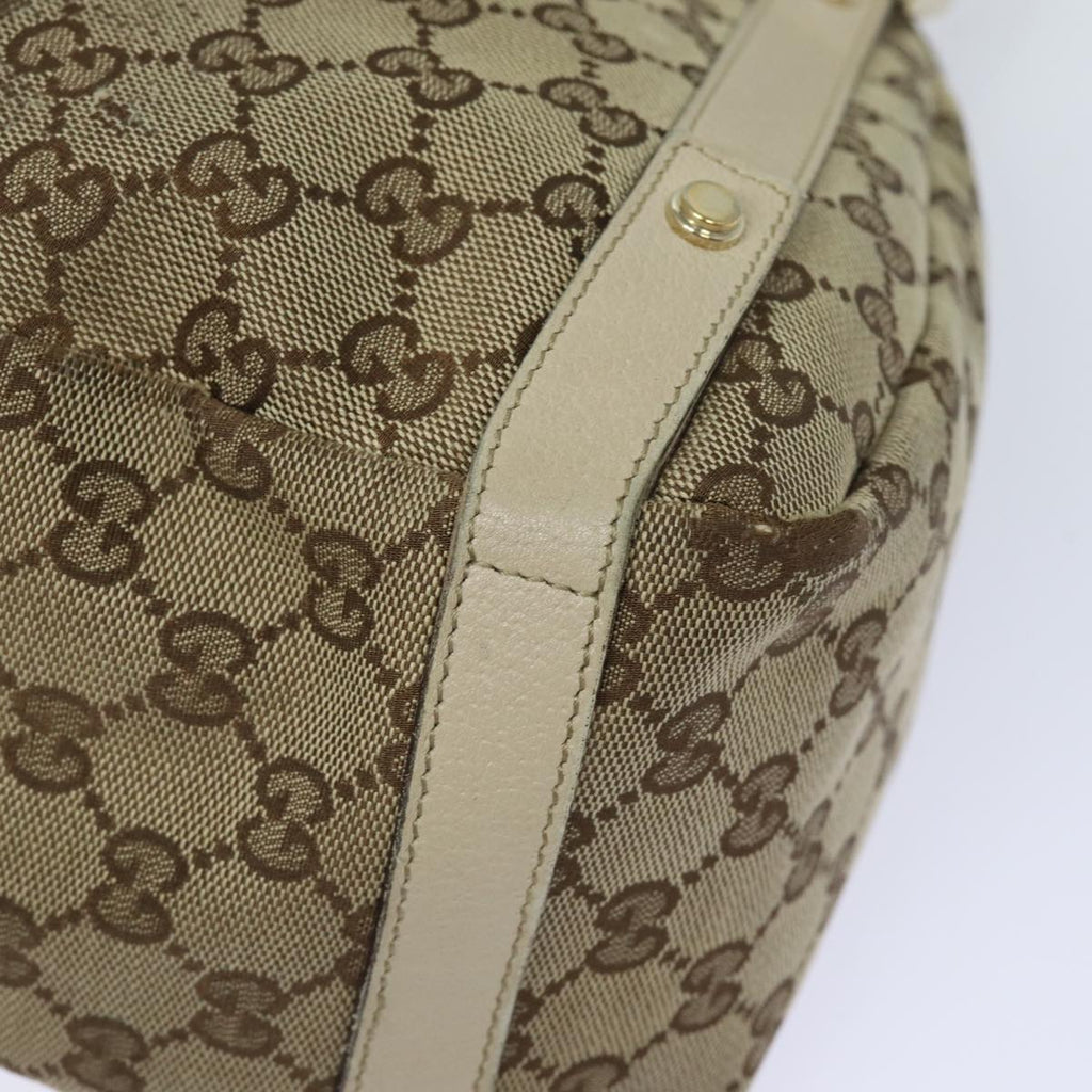 GUCCI GG Canvas Tote Bag Beige 130736 77689
