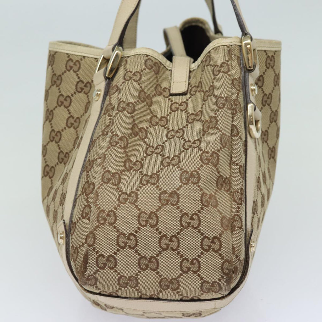 GUCCI GG Canvas Tote Bag Beige 130736 77689