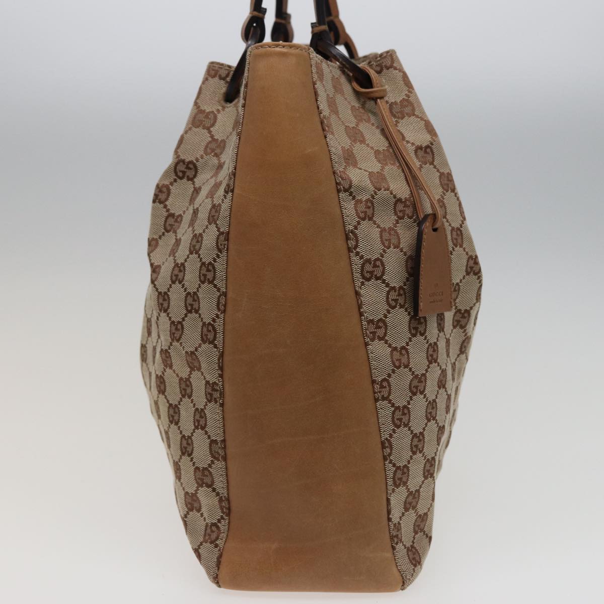 GUCCI GG Canvas Tote Bag Beige 101920 77708