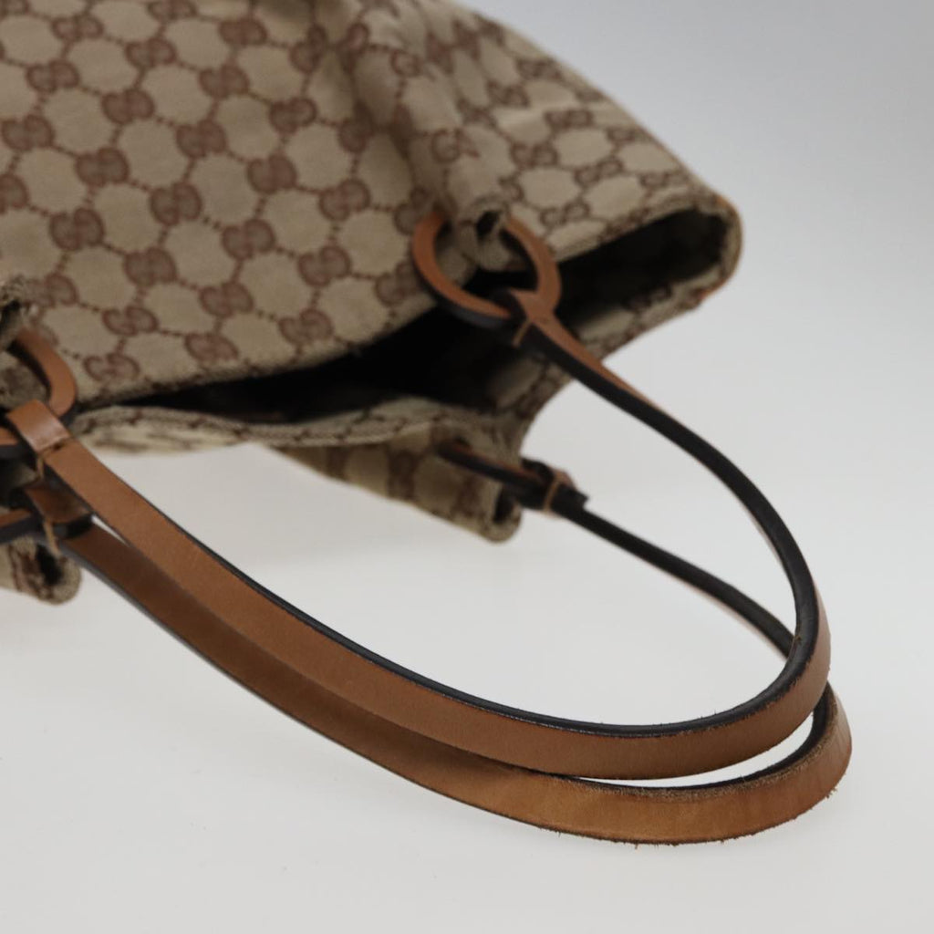 GUCCI GG Canvas Tote Bag Beige 101920 77708