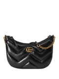GUCCI Mini Chevron Quilted Shoulder Handbag