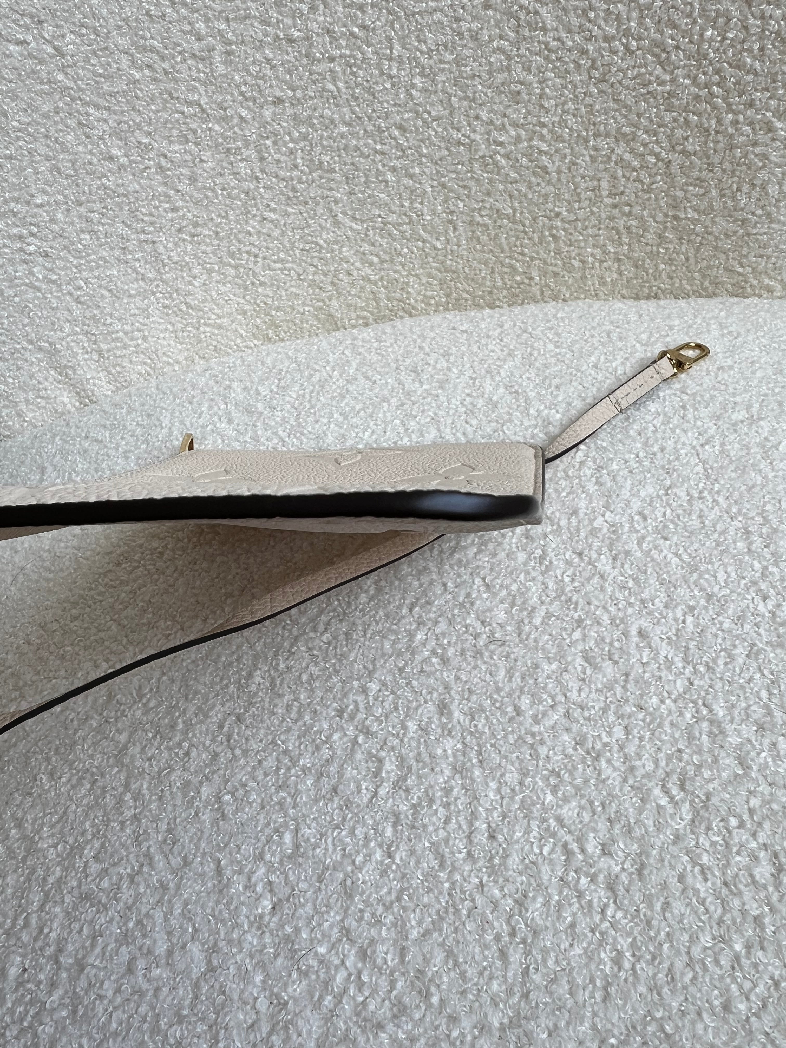 Louis Vuitton Pouch (from Neverfull) Creme Empreinte