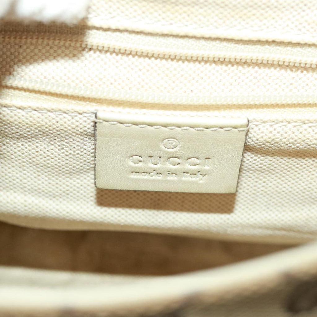 GUCCI GG Canvas Shoulder Bag Beige 308452 77733