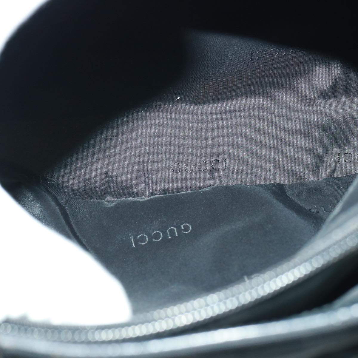 GUCCI Hand Bag Nylon Black 002 1025 3754 77734