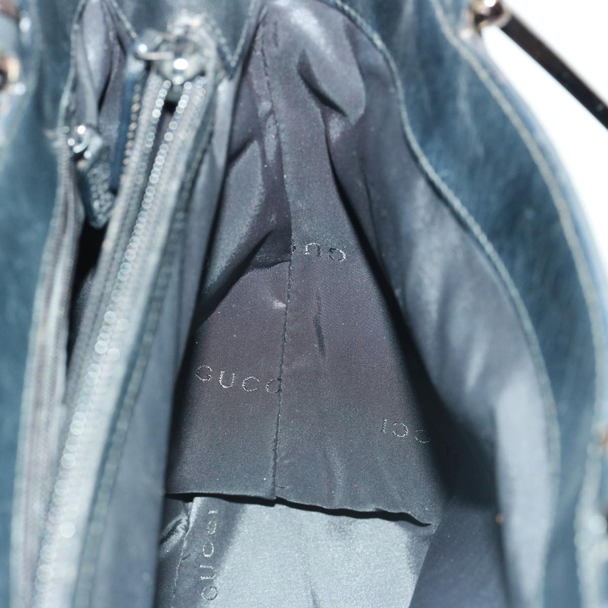 GUCCI Hand Bag Nylon Black 002 1025 3754 77734