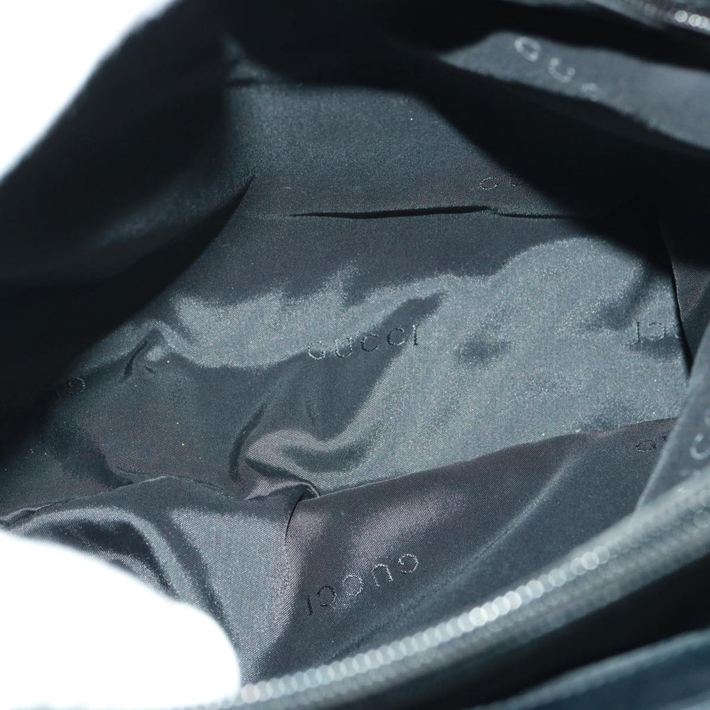 GUCCI Hand Bag Nylon Black 002 1025 3754 77734