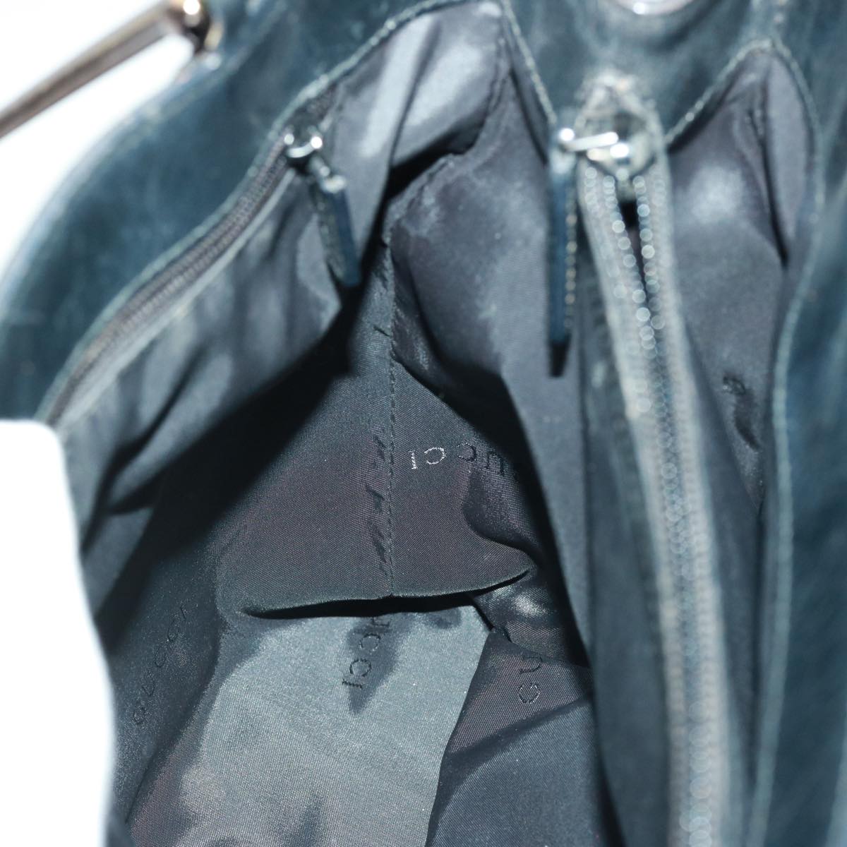 GUCCI Hand Bag Nylon Black 002 1025 3754 77734