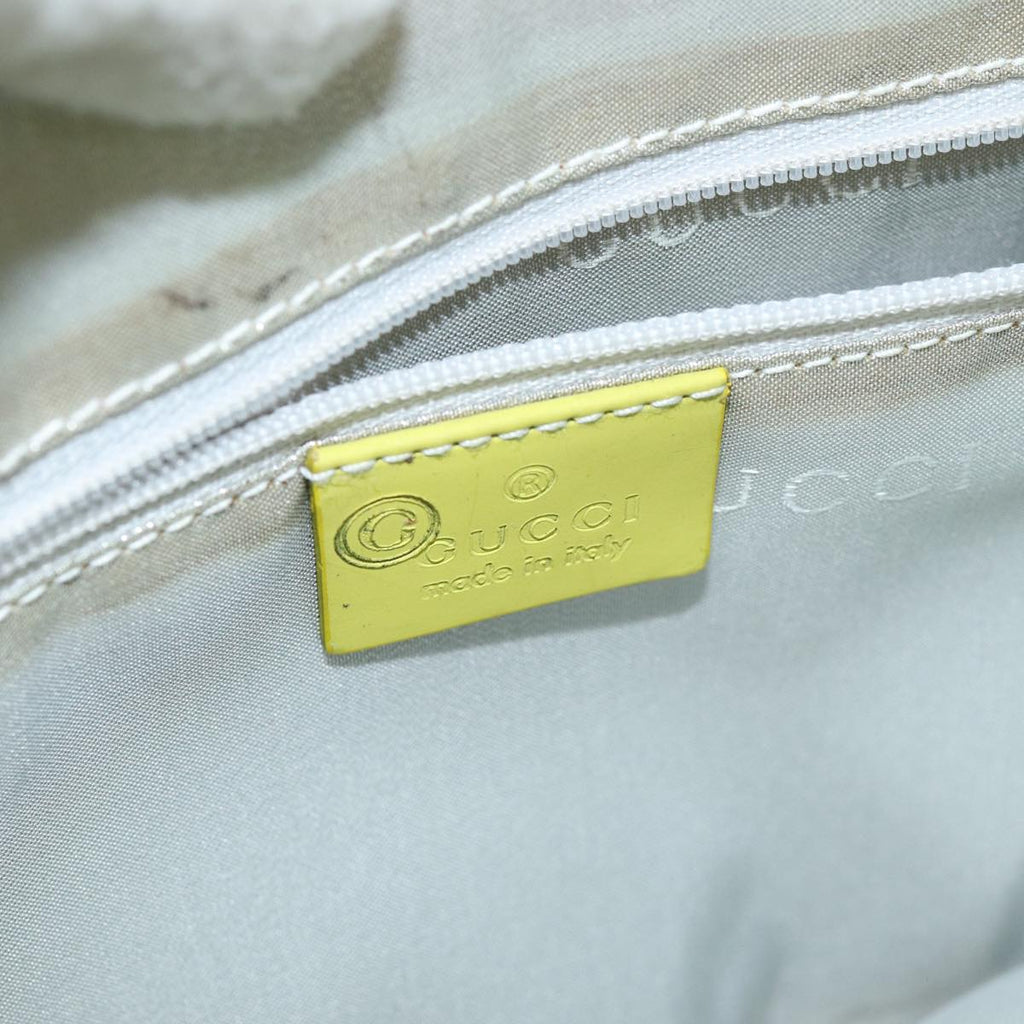 GUCCI Hand Bag Leather Outlet Yellow 002 1068 77735