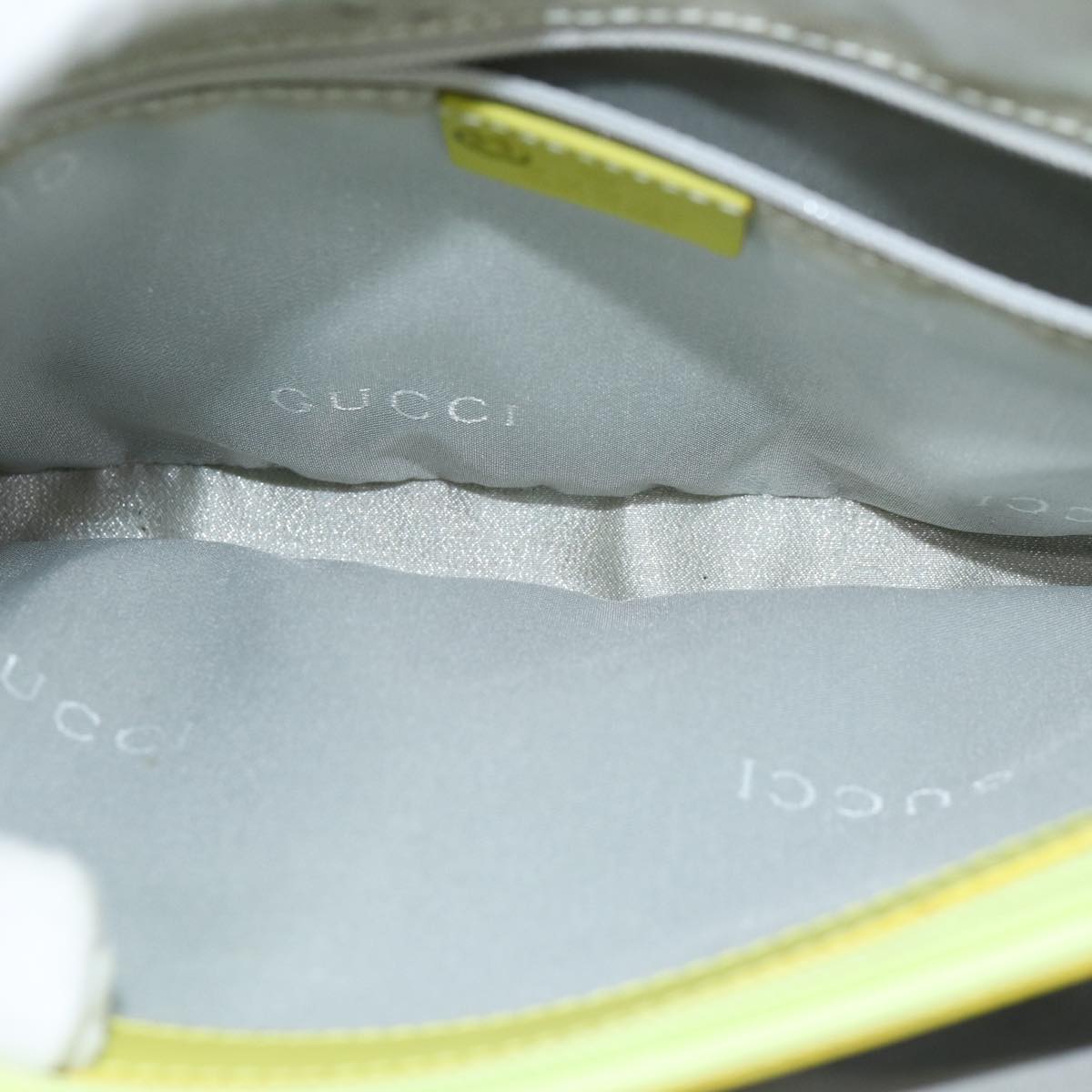 GUCCI Hand Bag Leather Outlet Yellow 002 1068 77735