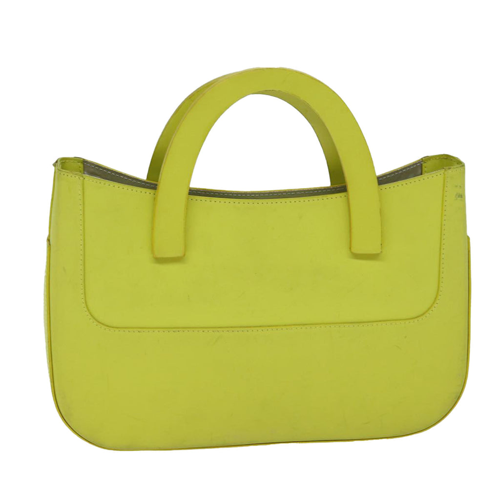 GUCCI Hand Bag Leather Outlet Yellow 002 1068 77735