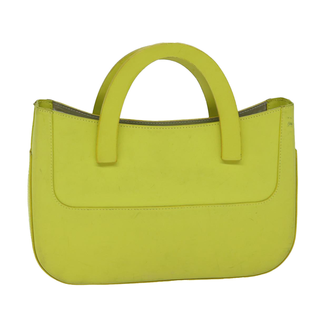 GUCCI Hand Bag Leather Outlet Yellow 002 1068 77735