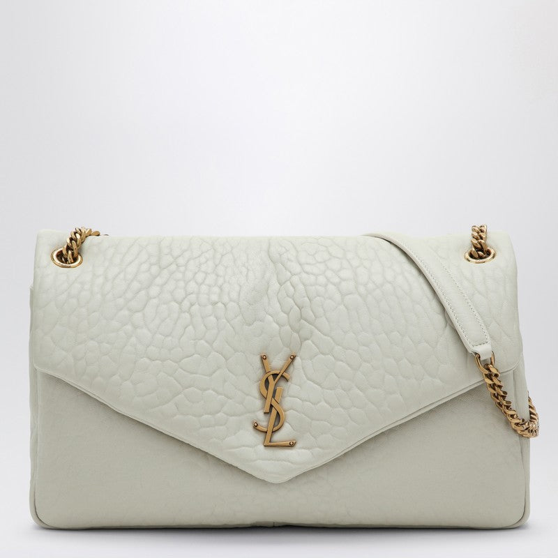 Saint Laurent Large Cream-Coloured Calypso Bag Women