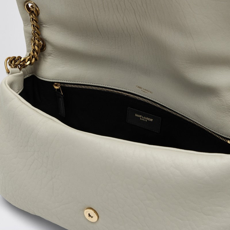 Saint Laurent Large Cream-Coloured Calypso Bag Women