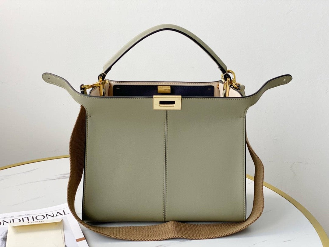 FI GlamI X-Lite Tote MeGLAMIum Beige Bag For Woman 30cm/12in