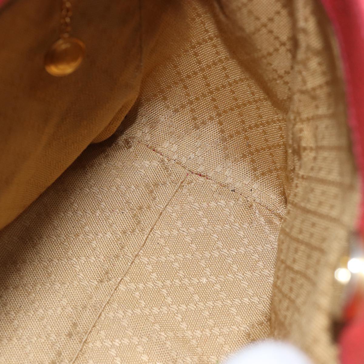 GUCCI Bamboo Hand Bag Red 002 123 0260 77760
