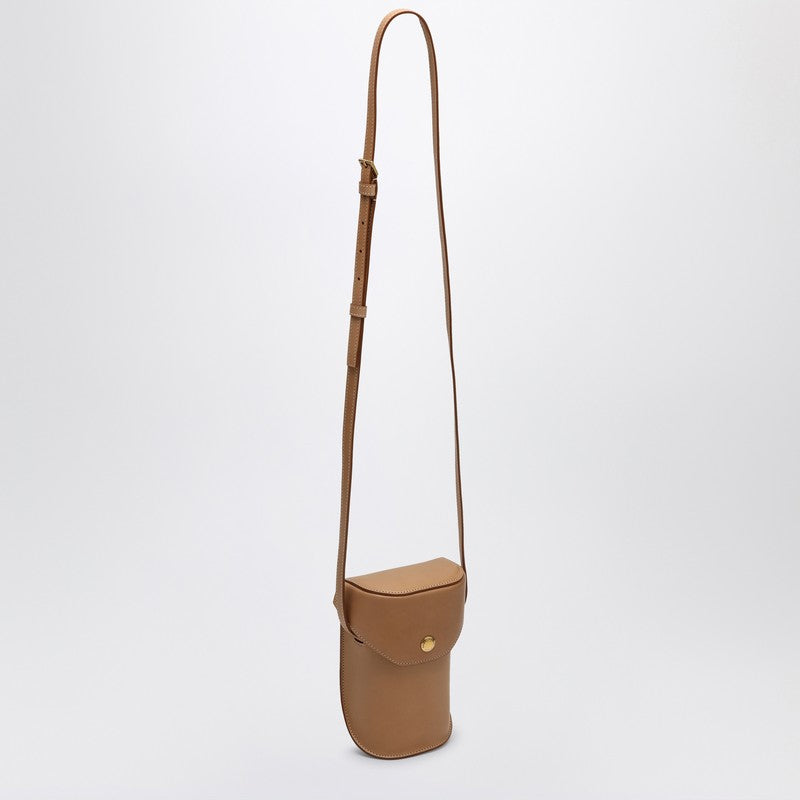 Saint Laurent Brown Leather Mini Bag Men