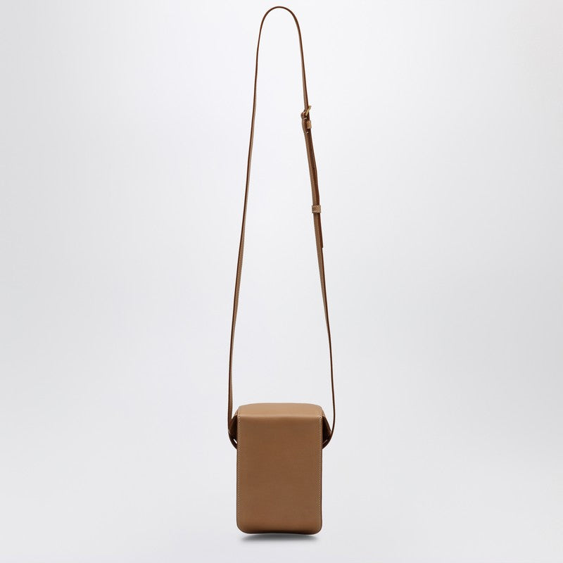 Saint Laurent Brown Leather Mini Bag Men