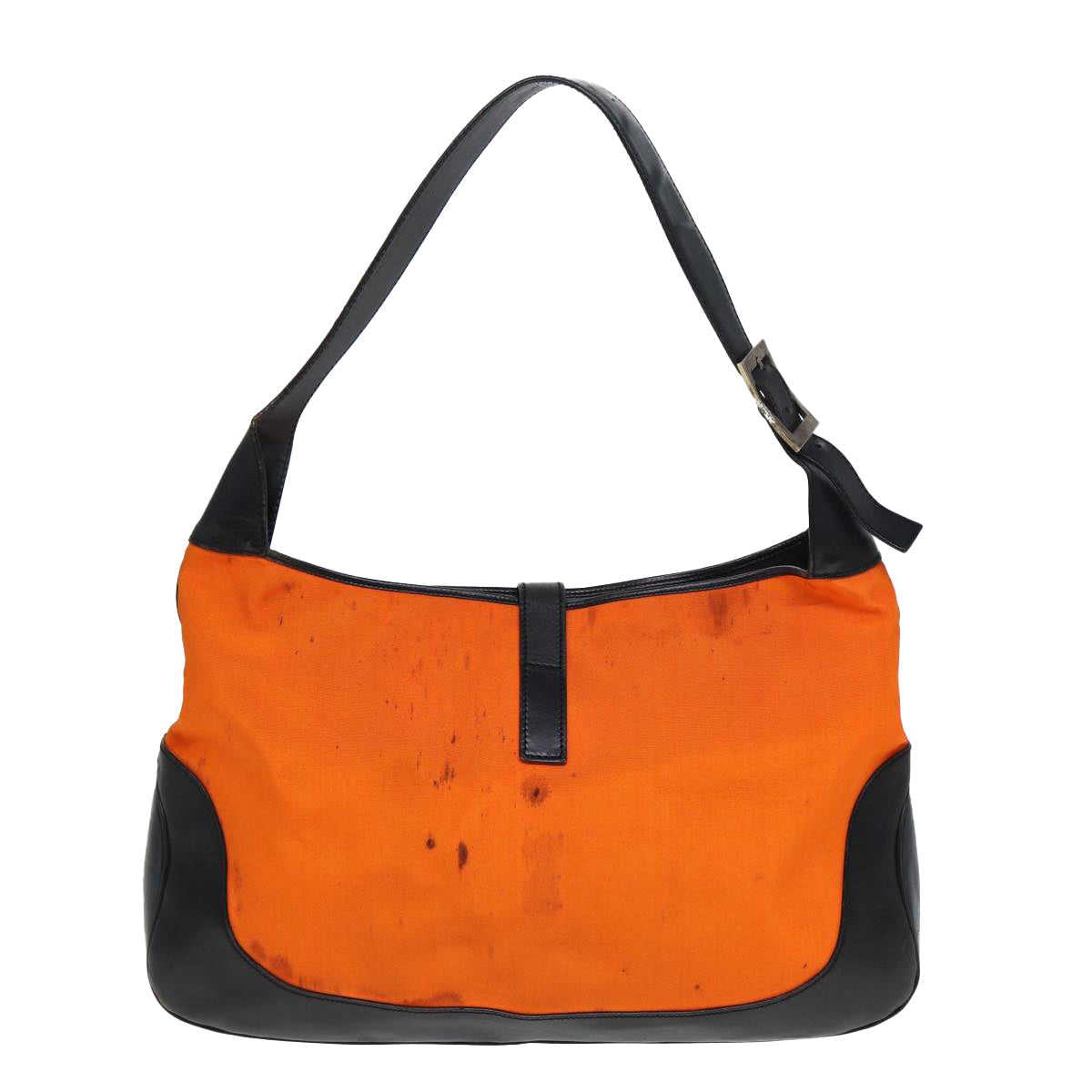 GUCCI Jackie Shoulder Bag Canvas Outlet Orange 77825