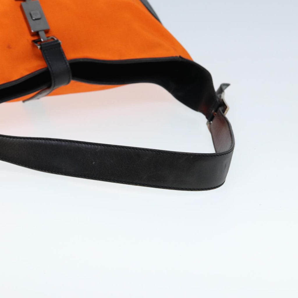GUCCI Jackie Shoulder Bag Canvas Outlet Orange 77825