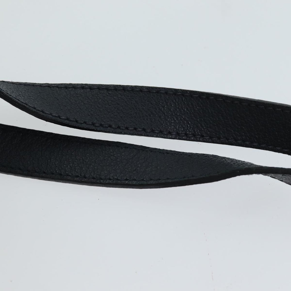GUCCI Bamboo Shoulder Bag Suede Black 003 1705 0030 77826