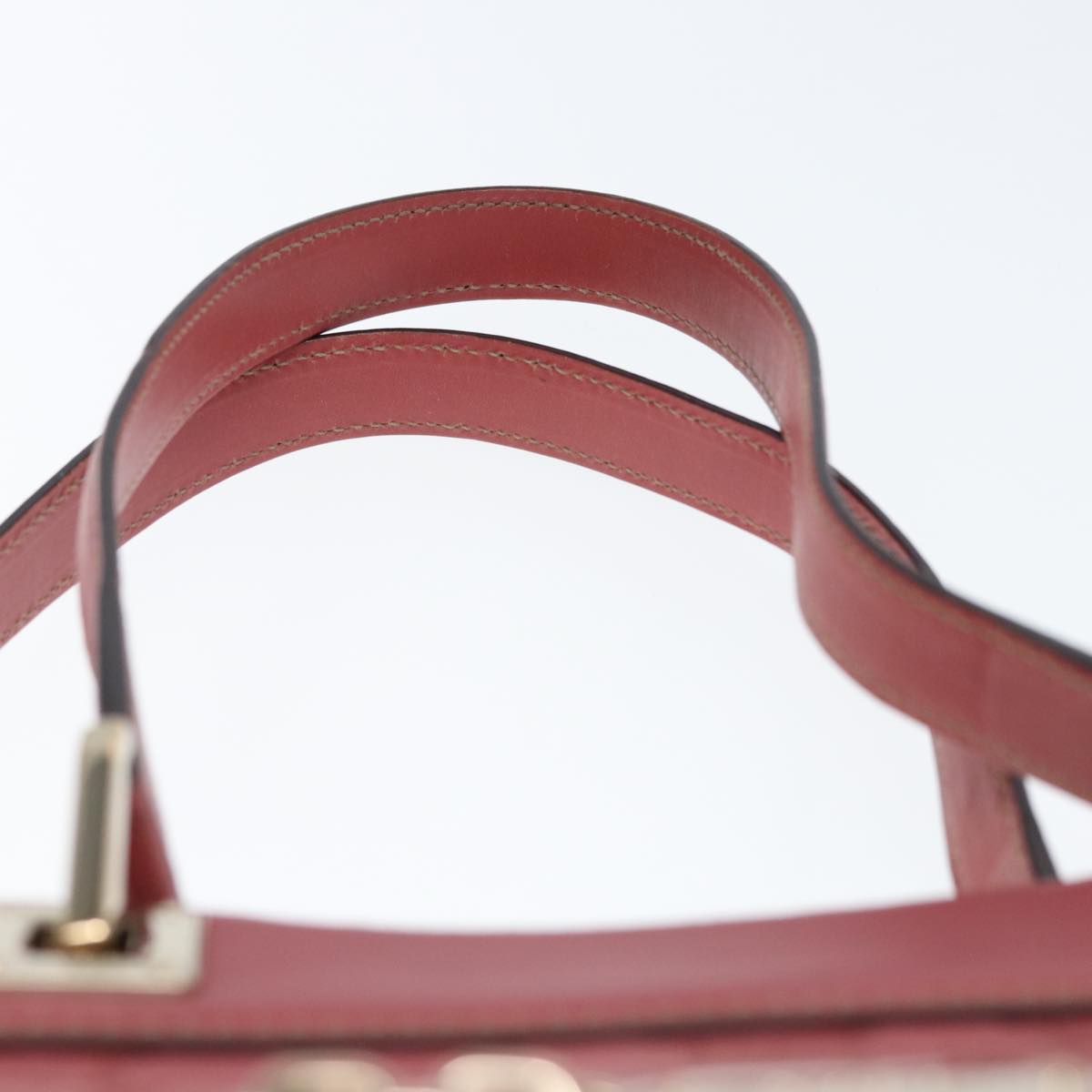 GUCCI GG Canvas Guccissima Hand Bag Pink 145994 77827