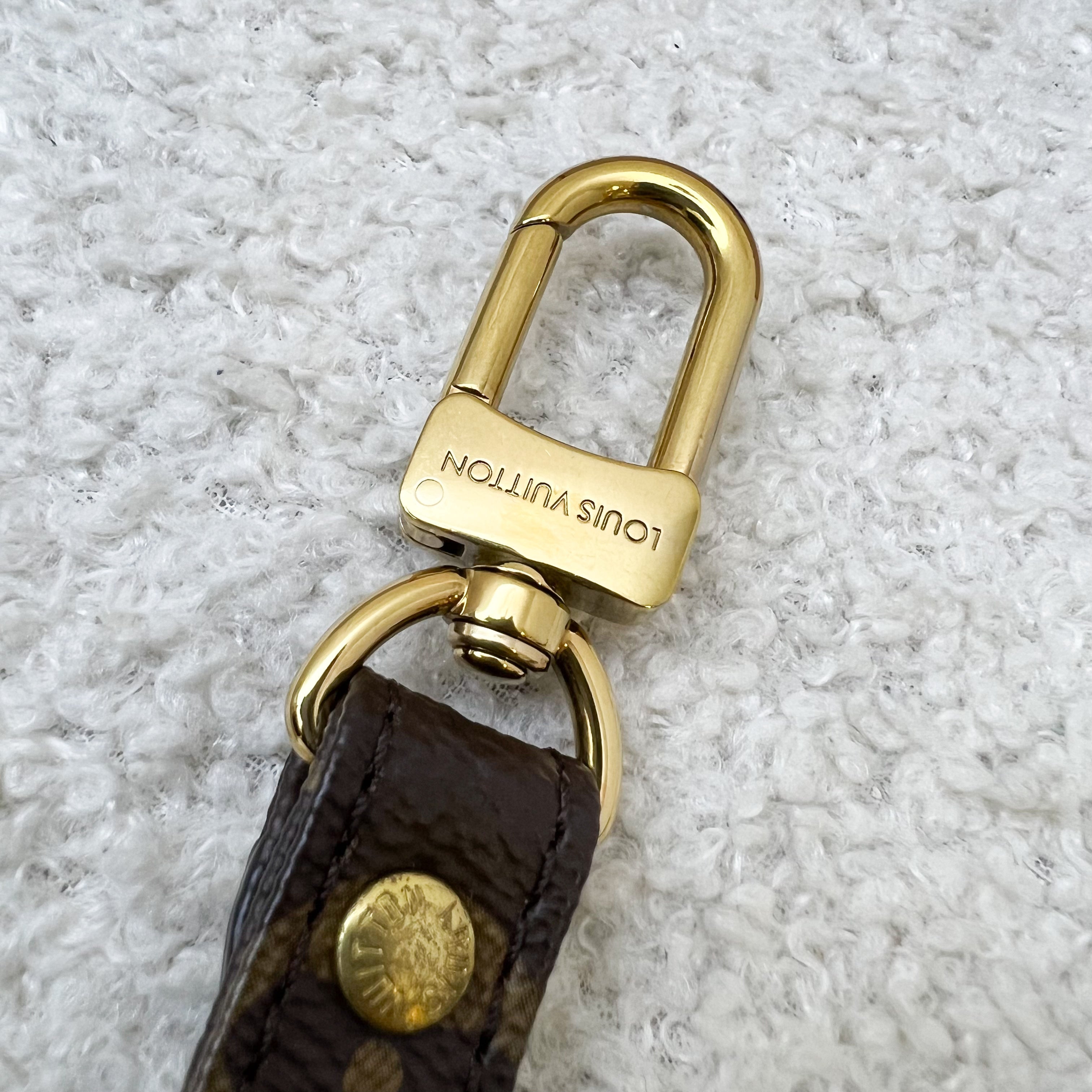 LV Bandouliere Strap in Monogram Canvas and GHW