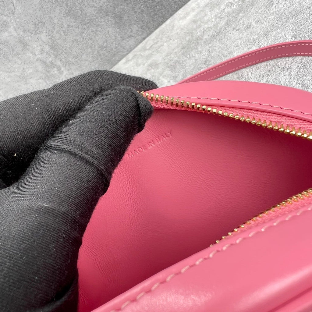 GLAMI Crossbody Oval Purse Cuir Triomphe PiNike For Women 6in/16cm 10I703DPQ.27LK