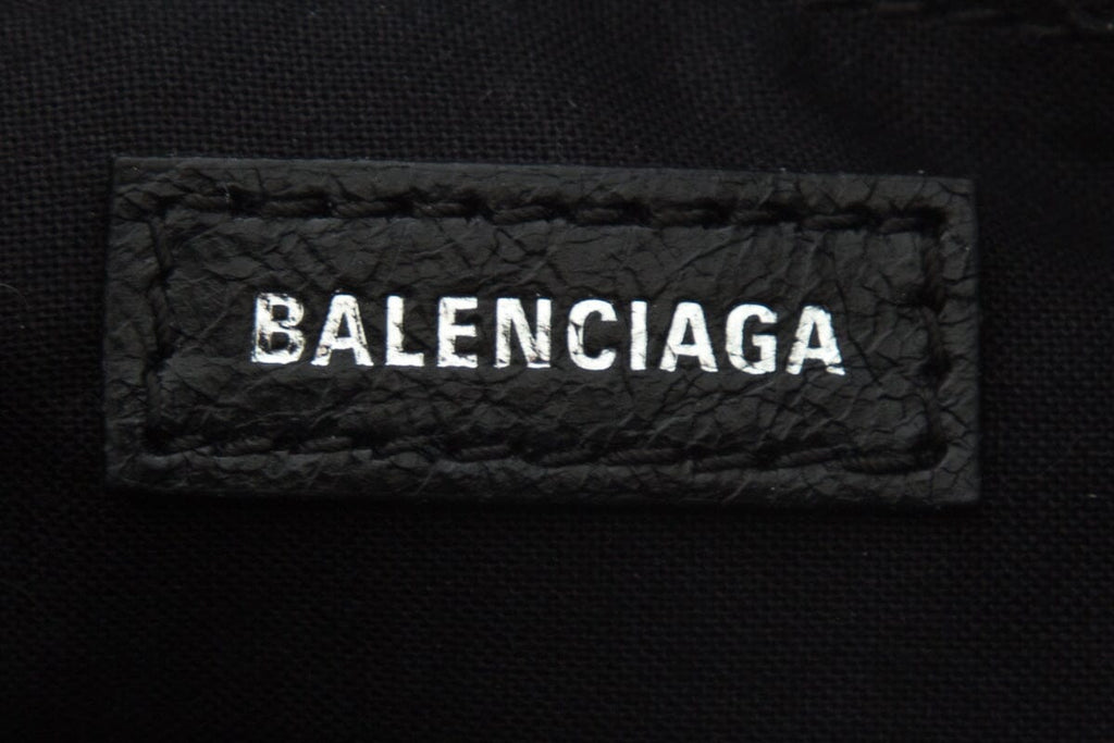 Balenciaga Black City Classic Studs Leather Handbag