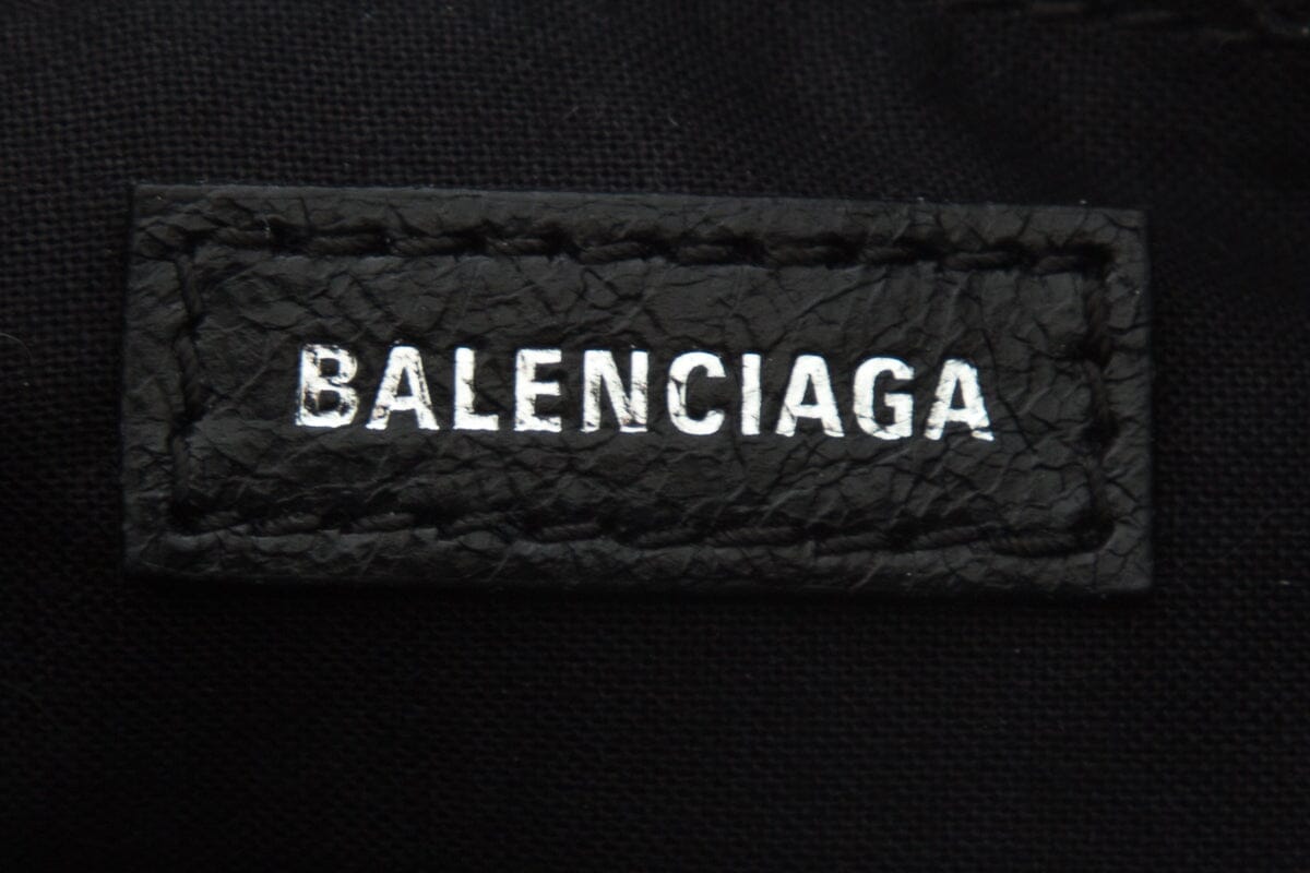 Balenciaga Black City Classic Studs Leather Handbag