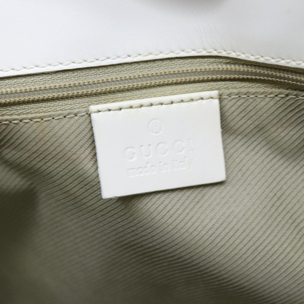 GUCCI GG Canvas Tote Bag Light Blue White 77932